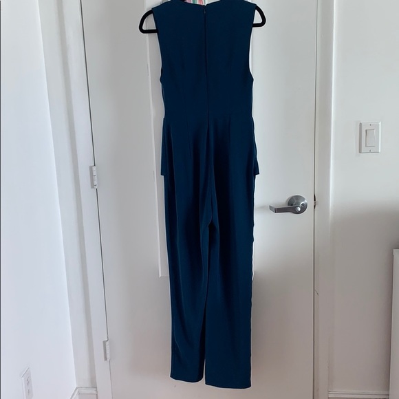 AQ/AQ jumpsuit in V neck and origami detail - Picture 6 of 6